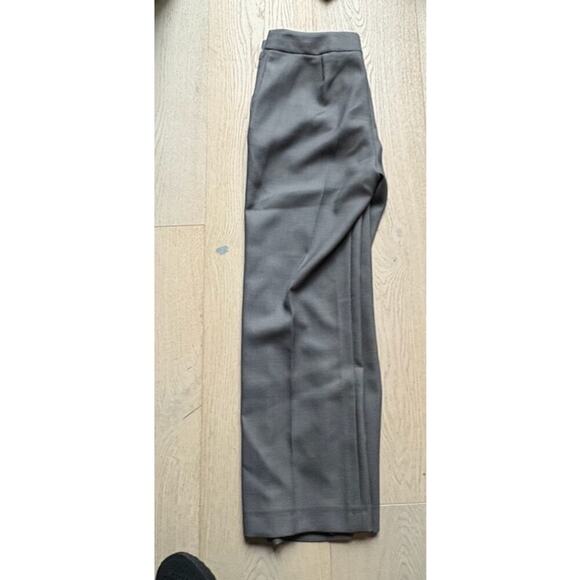 Hobbs London Tailored Gray Houndstooth Trousers - Size 8 $270 - Picture 6 of 8